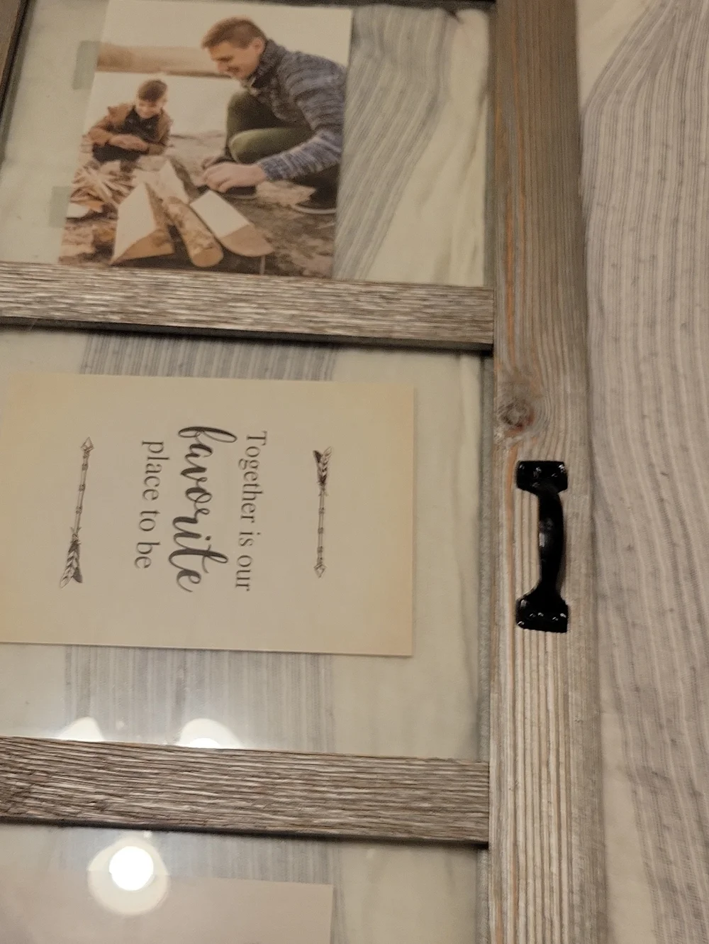 Farmhouse Style/NWT/ Long -OR -TALL Window Pane 3 Picture Frame/Stunner